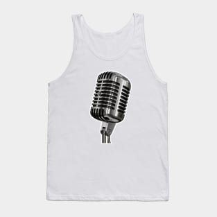 Microphone Illustration Tank Top